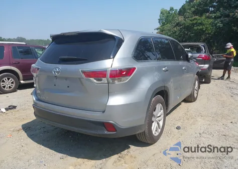 2016 Toyota Highlander Le из США, поврежденный, VIN 5TDZARFH0GS020861